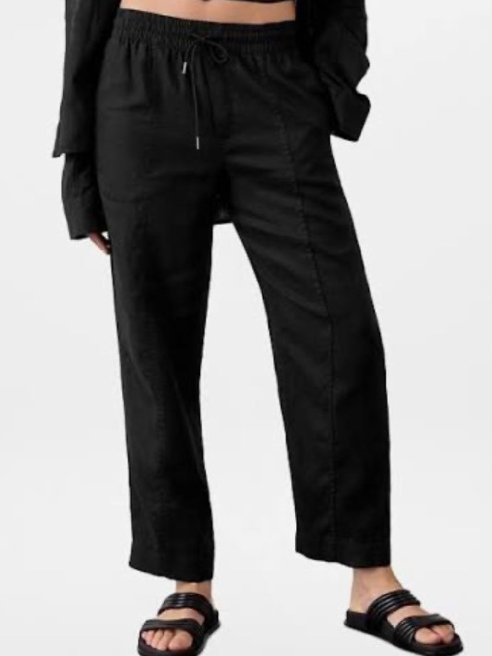 Athleta Retreat Linen Ankle Pant
